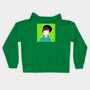 self drawing Kids Hoodie